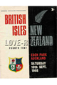 New Zealand v British Isles 1966 rugby  Programme